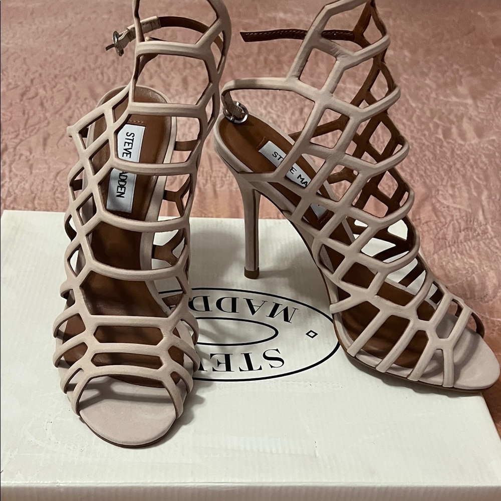 Steve Madden Women's Blush Cage Heels